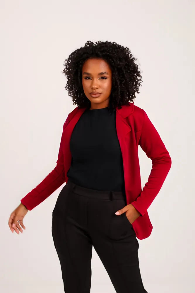 Blazer de luxo Lady Griffe Marsala - Imagem 2