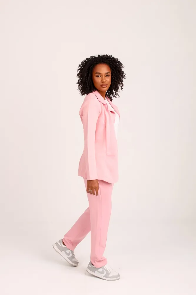 Blazer de luxo Lady Griffe Rosa Bebê - Imagem 3